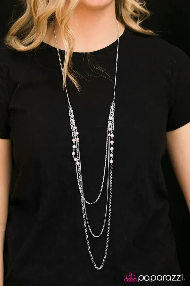 Paparazzi Jewelry Necklaces Paparazzi Necklace Worth The RITZ Pink