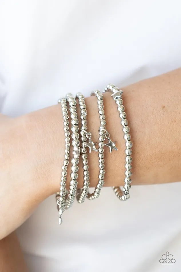 Paparazzi Jewelry Paparazzi Bracelet American AllStar Silver Bracelets