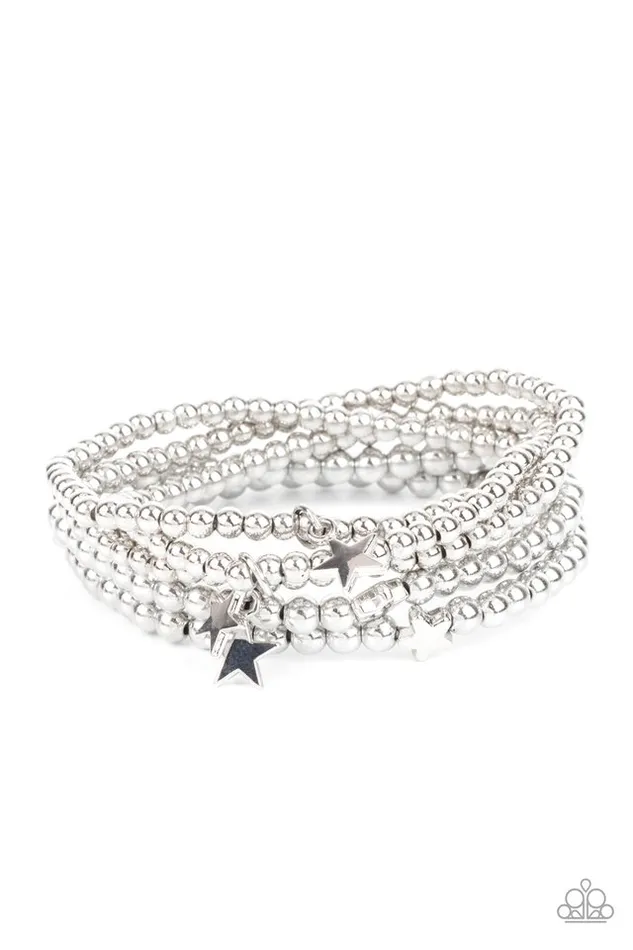 Paparazzi Jewelry Paparazzi Bracelet American AllStar Silver Bracelets Paparazzi Jewelry Paparazzi Bracelet American AllStar Silver Bracelets