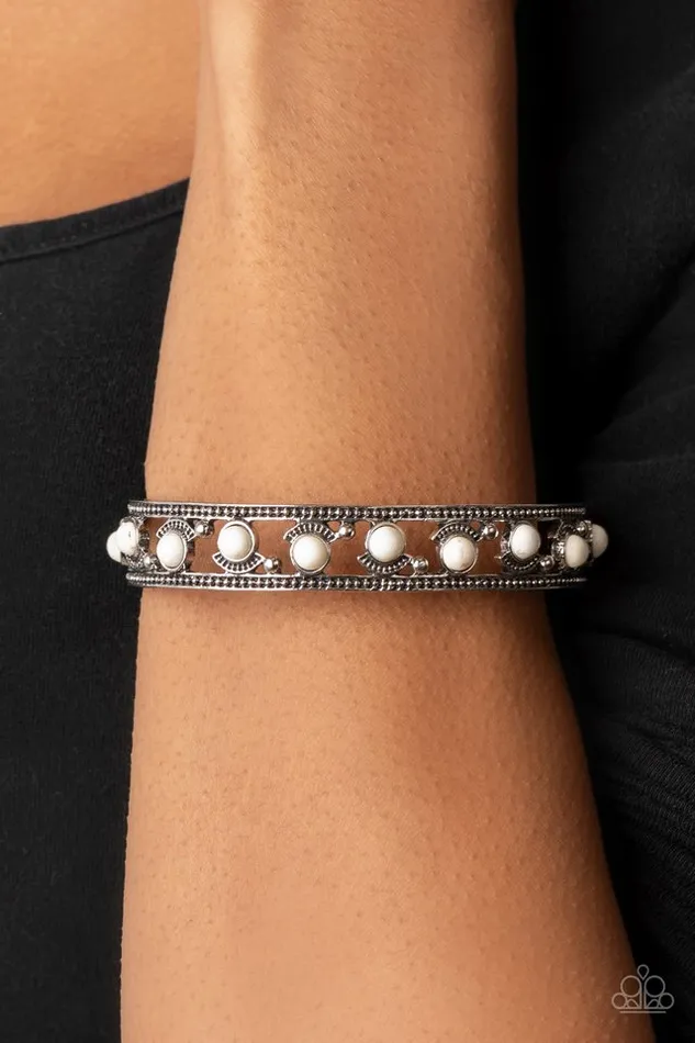 Paparazzi Jewelry Paparazzi Bracelet Badlands Bliss White Bracelets