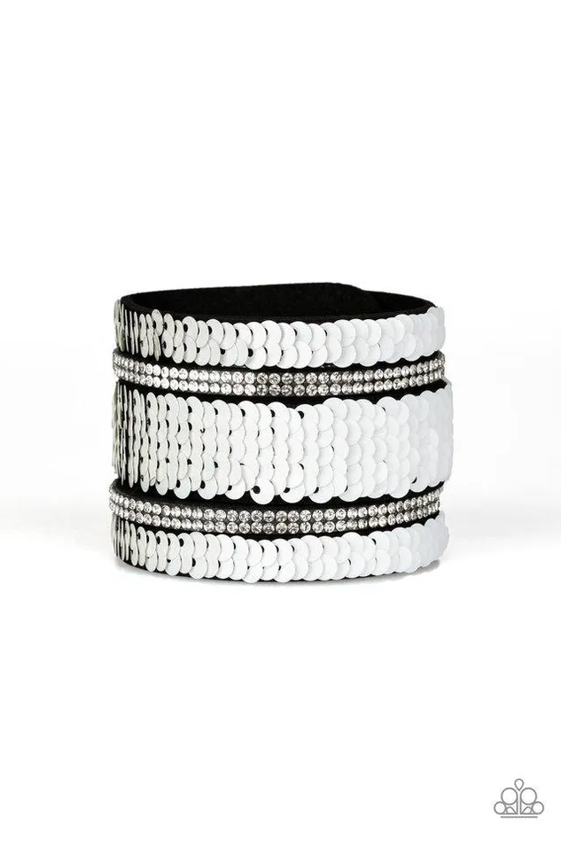 Paparazzi Jewelry Paparazzi Bracelet MERMAID Service White Bracelets