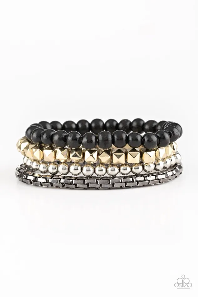 Paparazzi Jewelry Paparazzi Bracelet Retro Rocker Multi Bracelets
