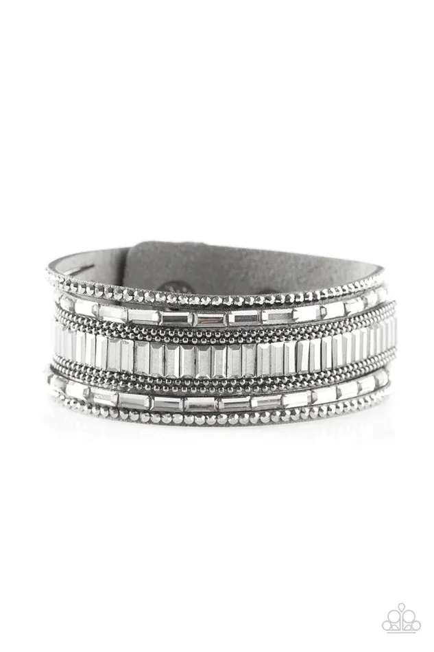 Paparazzi Jewelry Paparazzi Bracelet Spectacular Shimmer Silver Bracelets