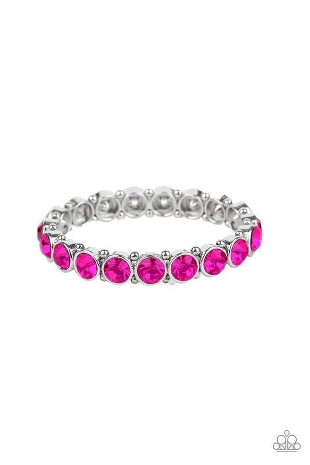 Paparazzi Jewelry Paparazzi Bracelet SugarCoated Sparkle Pink Bracelets