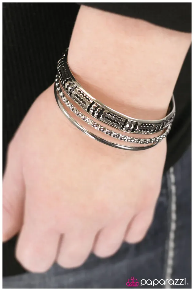 Paparazzi Jewelry Paparazzi Bracelet Totally Tribal Silver Bracelets