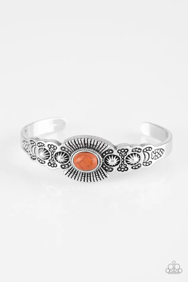 Paparazzi Jewelry Paparazzi Bracelet Wide Open Mesas Orange Bracelets Paparazzi Jewelry Paparazzi Bracelet Wide Open Mesas Orange Bracelets