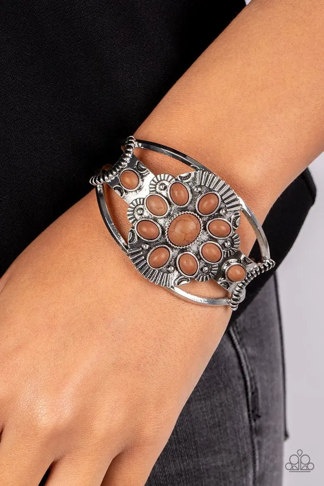 Paparazzi Jewelry Paparazzi Bracelet Wistfully Western Brown Bracelets