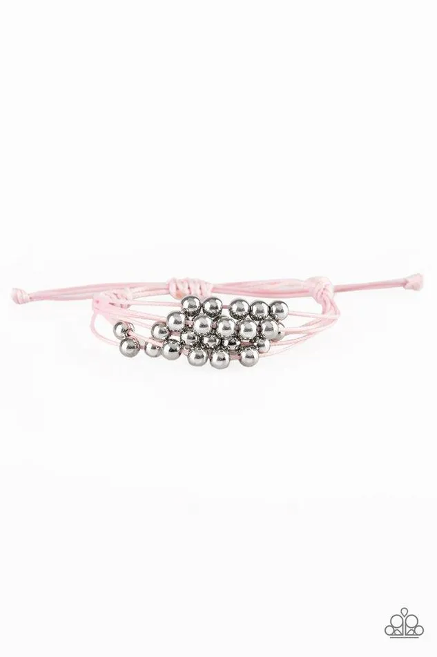 Paparazzi Jewelry Paparazzi Bracelet Without Skipping A BEAD Pink Bracelets