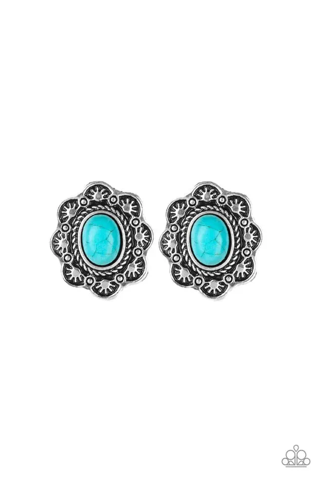 Paparazzi Jewelry Paparazzi Earring Springtime Deserts Blue Earrings