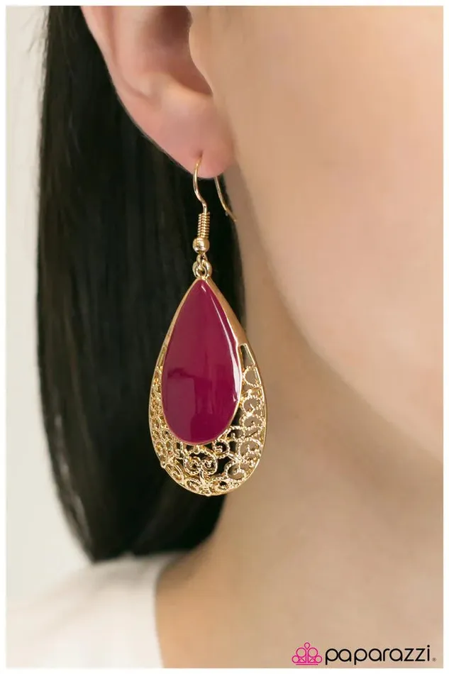 Paparazzi Jewelry Paparazzi Earring TGIF Pink Earrings