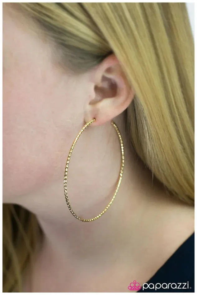 Paparazzi Jewelry Paparazzi Earring The Major Leagues Gold Earrings