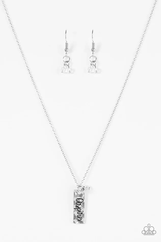 Paparazzi Jewelry Paparazzi Necklace Aspire White Necklaces