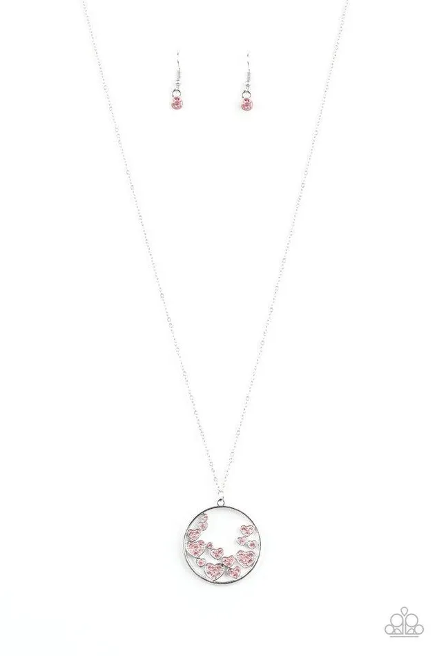 Paparazzi Jewelry Paparazzi Necklace Call Me Cupid Pink Necklaces