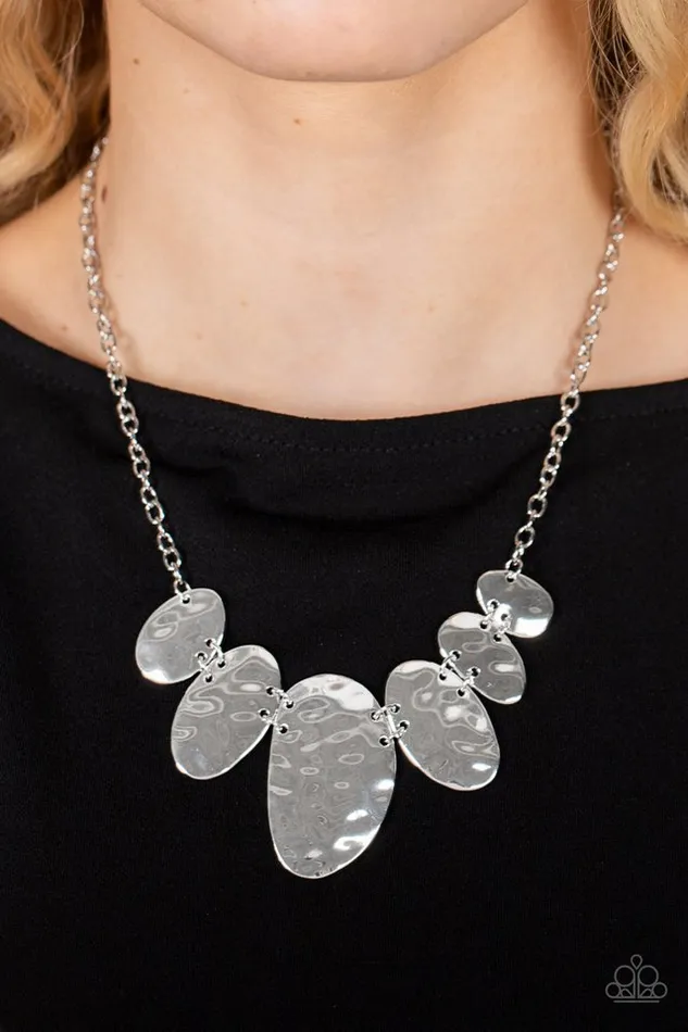 Paparazzi Jewelry Paparazzi Necklace Cave Crawl Silver Necklaces