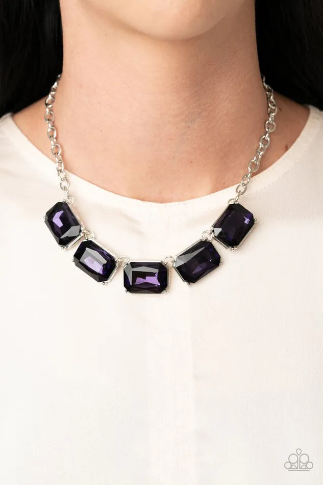 Paparazzi Jewelry Paparazzi Necklace Deep Freeze Diva Purple Necklaces