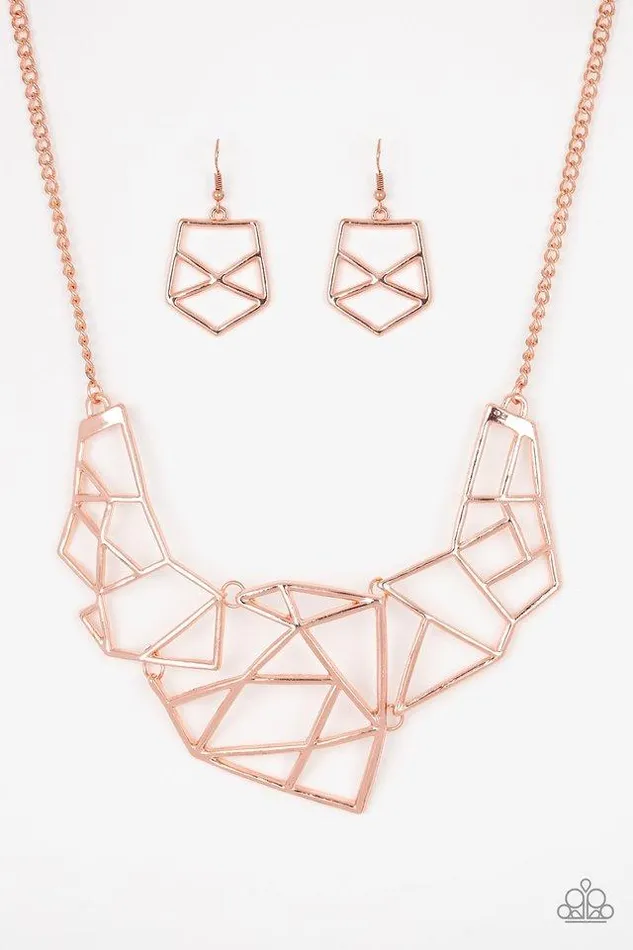 Paparazzi Jewelry Paparazzi Necklace World Shattering Copper Necklaces