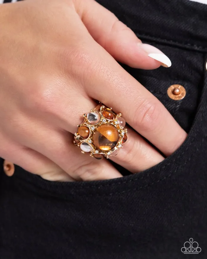 Paparazzi Jewelry Paparazzi Ring Clear Comfort Brown Rings