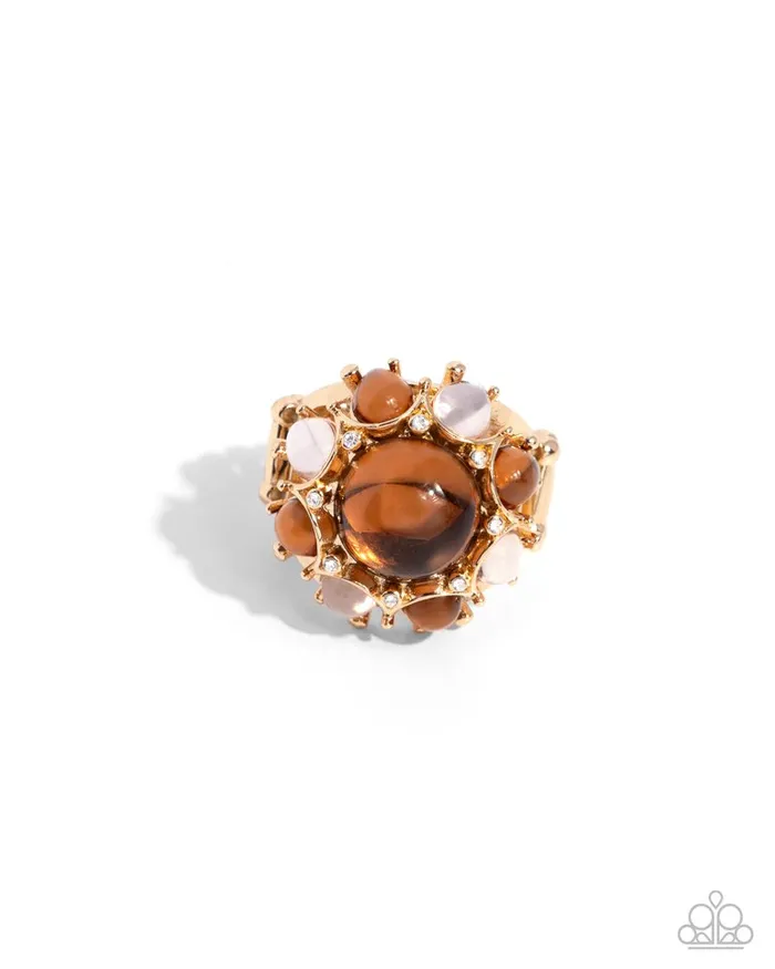 Paparazzi Jewelry Paparazzi Ring Clear Comfort Brown Rings Paparazzi Jewelry Paparazzi Ring Clear Comfort Brown Rings