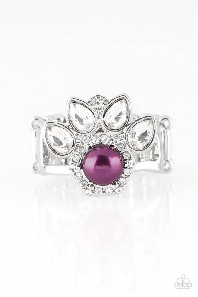 Paparazzi Jewelry Rings Paparazzi Ring Crown Coronation Purple