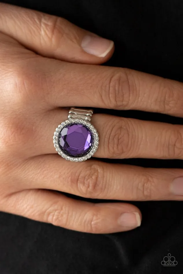 Paparazzi Jewelry Rings Paparazzi Ring Crown Culture Purple