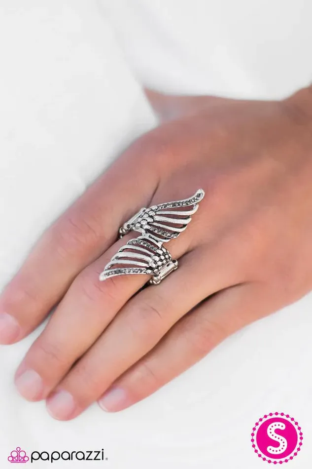 Paparazzi Jewelry Rings Paparazzi Ring Let Me Be Your Wings Silver