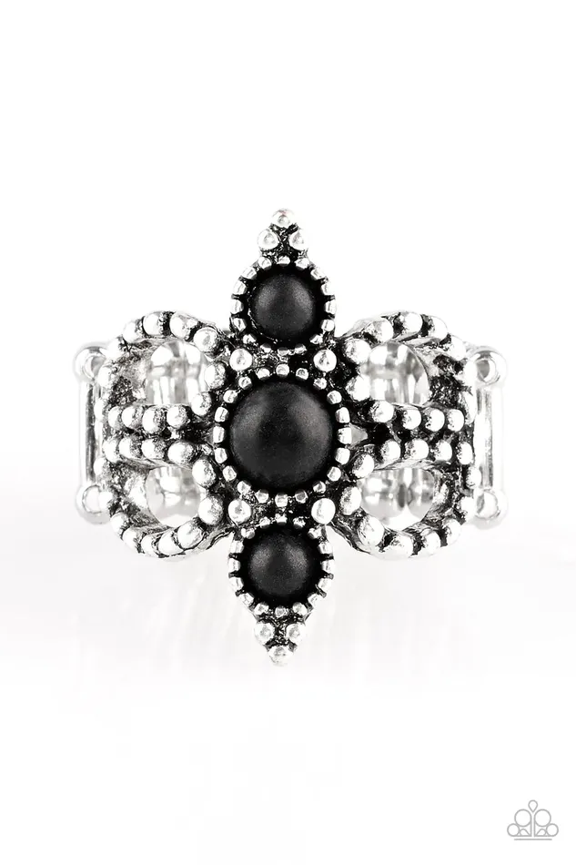 Paparazzi Jewelry Rings Paparazzi Ring Outback Oasis Black