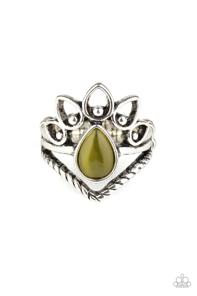 Paparazzi Jewelry Rings Paparazzi Ring Serene Scene Green