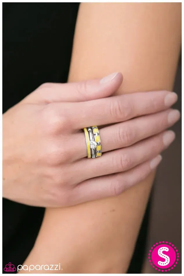 Paparazzi Jewelry Rings Paparazzi Ring Stairway To Heaven Yellow