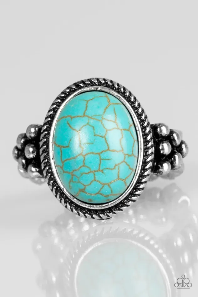 Paparazzi Jewelry Rings Paparazzi Ring Stone Age Sophistication Blue