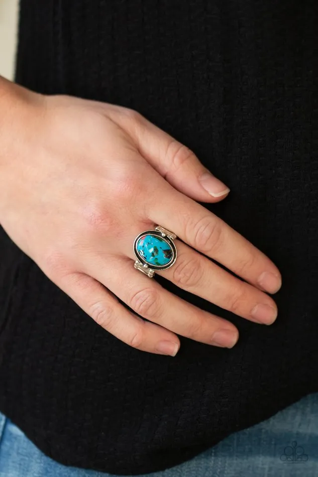 Paparazzi Jewelry Rings Paparazzi Ring Terrifically Terrazzo Blue