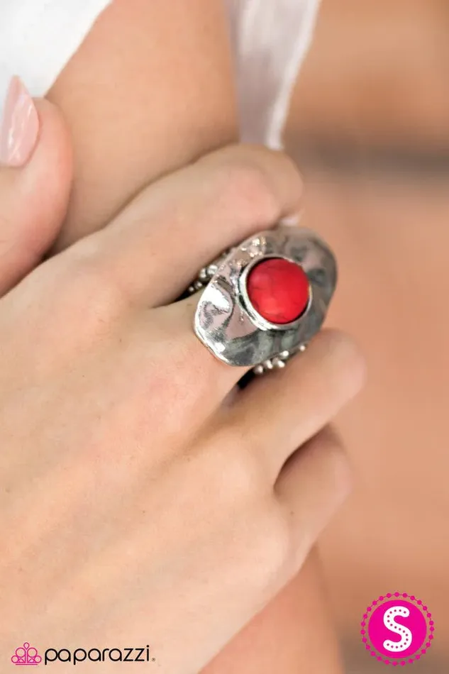 Paparazzi Jewelry Rings Paparazzi Ring The Western Front Red