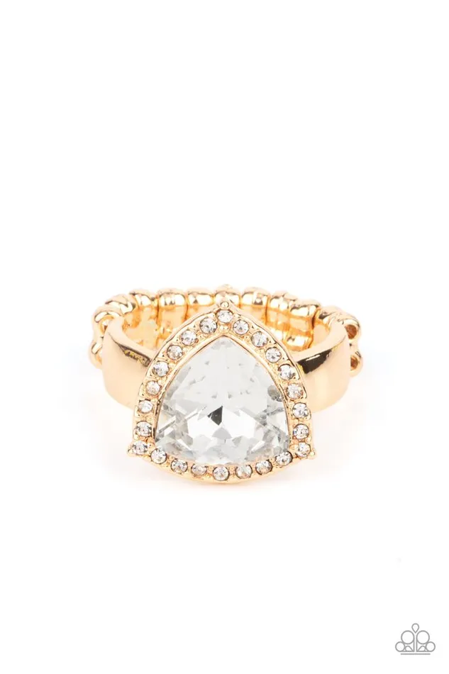 Paparazzi Jewelry Rings Paparazzi Ring Tour de Timeless Gold Paparazzi Jewelry Rings Paparazzi Ring Tour de Timeless Gold