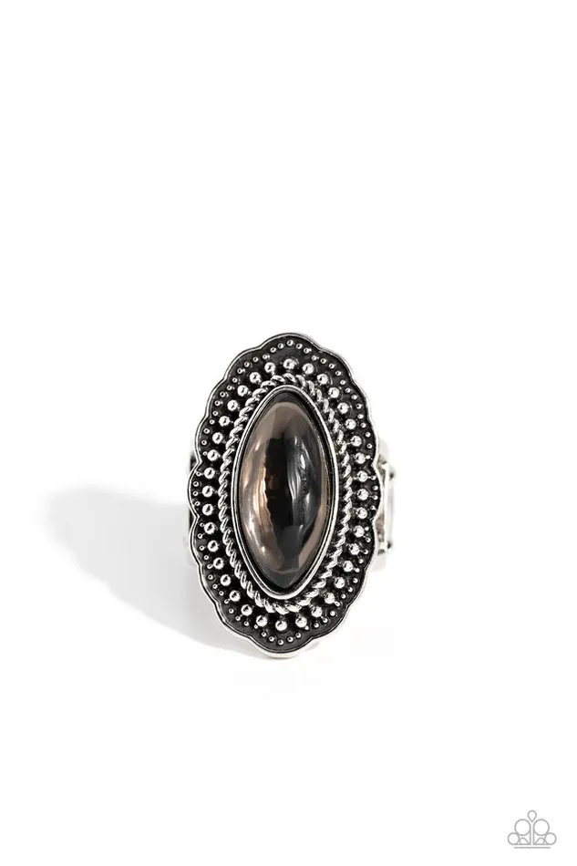 Paparazzi Jewelry Rings Paparazzi Ring Western Wager Silver Paparazzi Jewelry Rings Paparazzi Ring Western Wager Silver