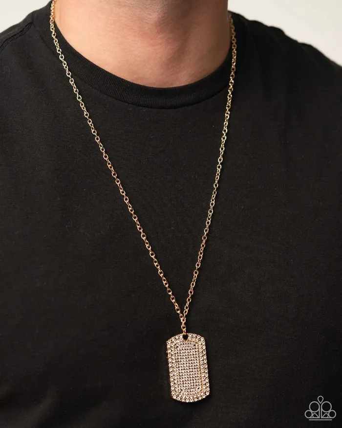 Paparazzi Necklace Animated Army Gold Paparazzi Jewelry Necklaces