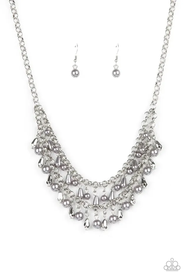 Paparazzi Necklace Big Money Silver Paparazzi Jewelry Necklaces