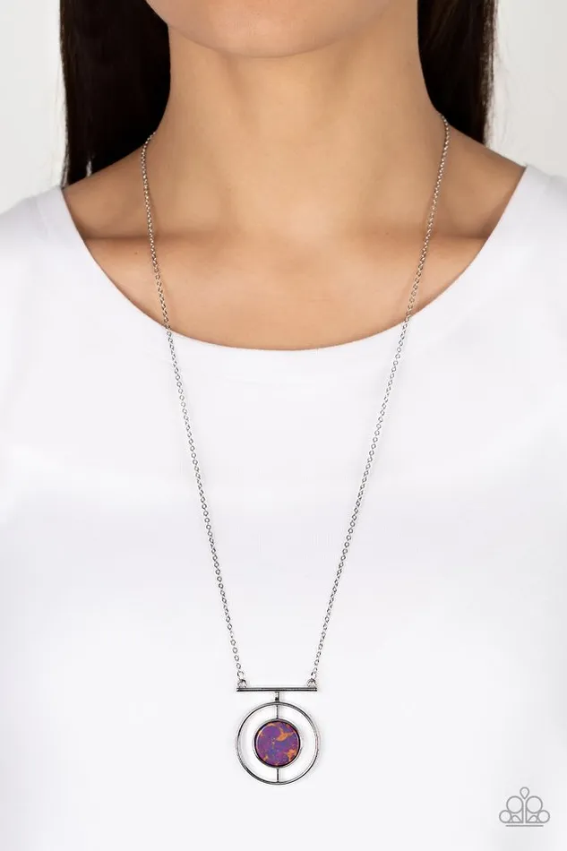 Paparazzi Necklace Boulevard Bazaar Purple Paparazzi Jewelry Necklaces