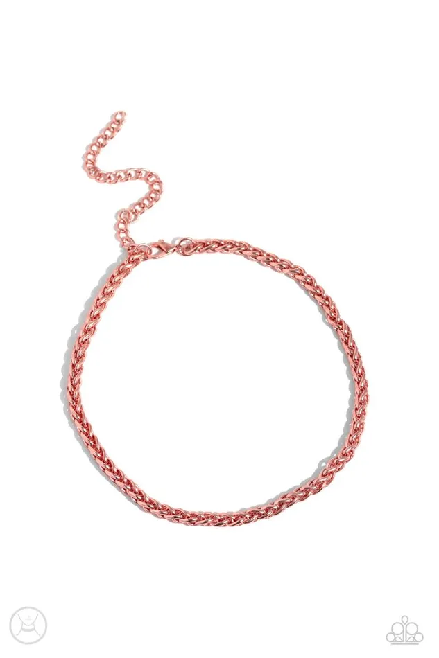Paparazzi Necklace Braided Battalion Pink Paparazzi Jewelry Necklaces Paparazzi Necklace Braided Battalion Pink Paparazzi Jewelry Necklaces