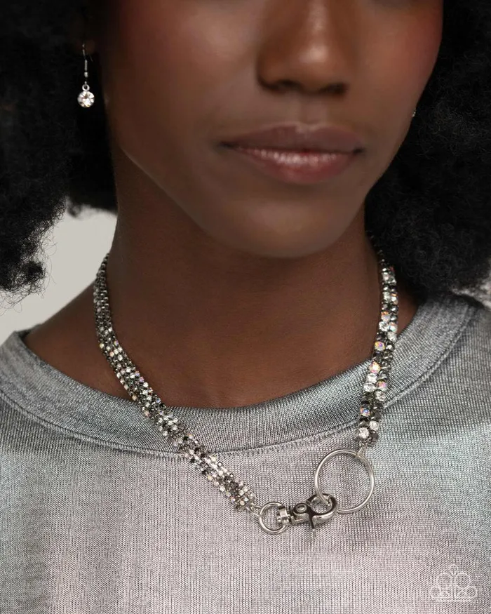 Paparazzi Necklace Chic Connection Silver Paparazzi Jewelry Necklaces
