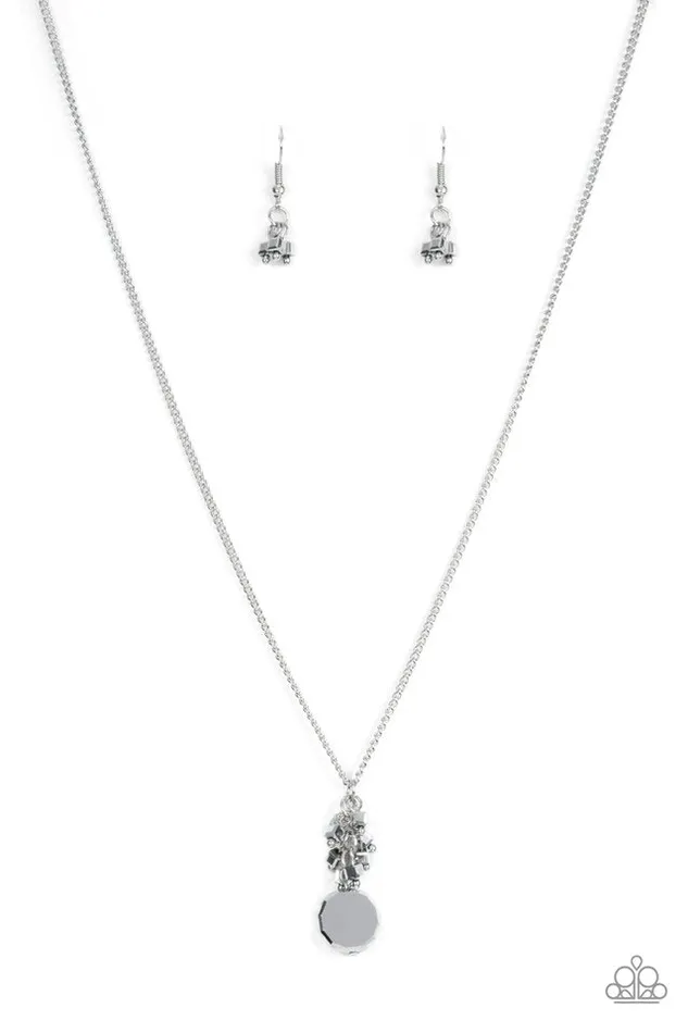 Paparazzi Necklace Clustered Candescence Silver Paparazzi Jewelry Necklaces Paparazzi Necklace Clustered Candescence Silver Paparazzi Jewelry Necklaces