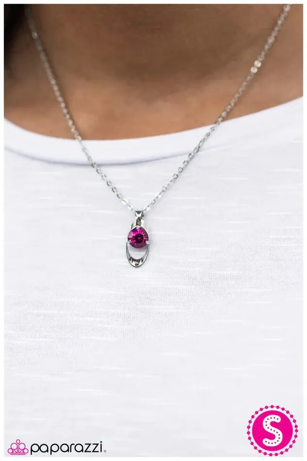 Paparazzi Necklace Diamonds In The Sky Pink Paparazzi Jewelry Necklaces
