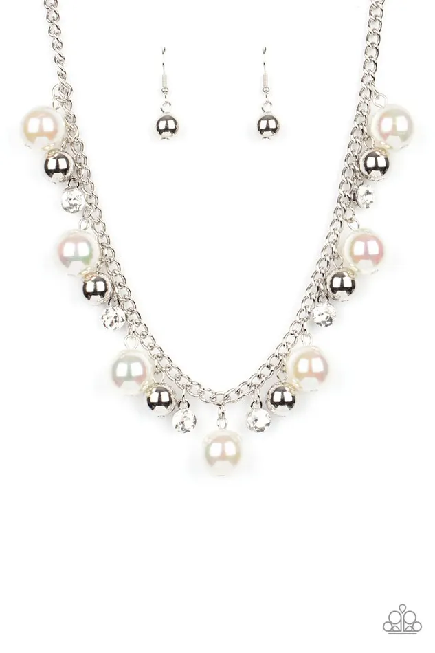 Paparazzi Necklace Galactic Gala White Paparazzi Jewelry Necklaces Paparazzi Necklace Galactic Gala White Paparazzi Jewelry Necklaces