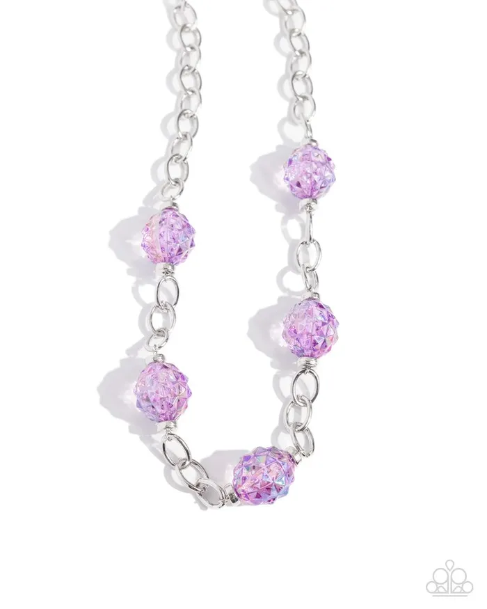 Paparazzi Necklace Gentle Glass Purple Paparazzi Jewelry Necklaces Paparazzi Necklace Gentle Glass Purple Paparazzi Jewelry Necklaces