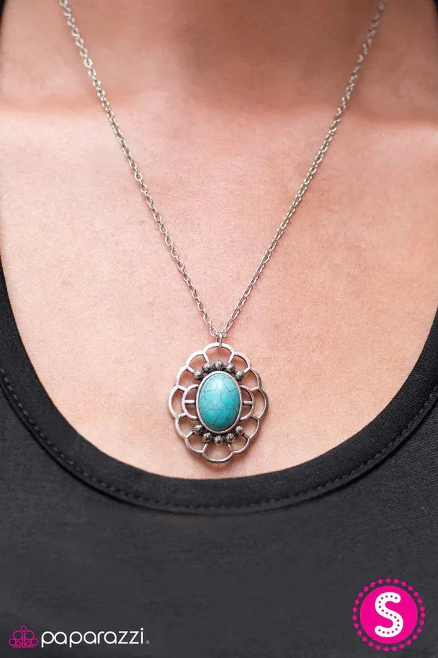 Paparazzi Necklace Nashville Rhythm Blue Paparazzi Jewelry Necklaces