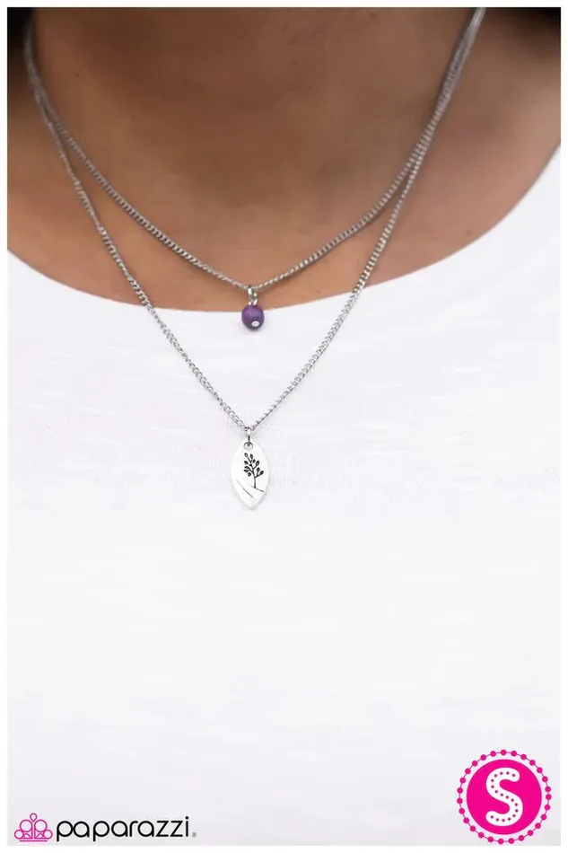 Paparazzi Necklace One Tree Hill Purple Paparazzi Jewelry Necklaces
