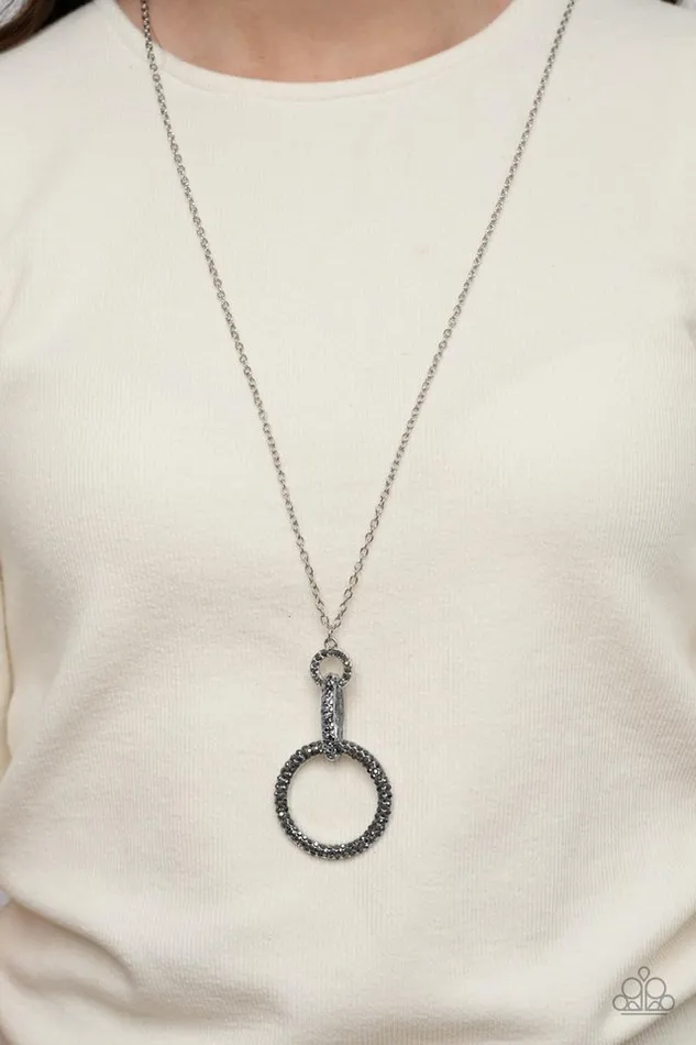 Paparazzi Necklace Radiant Ringleader Silver Paparazzi Jewelry Necklaces