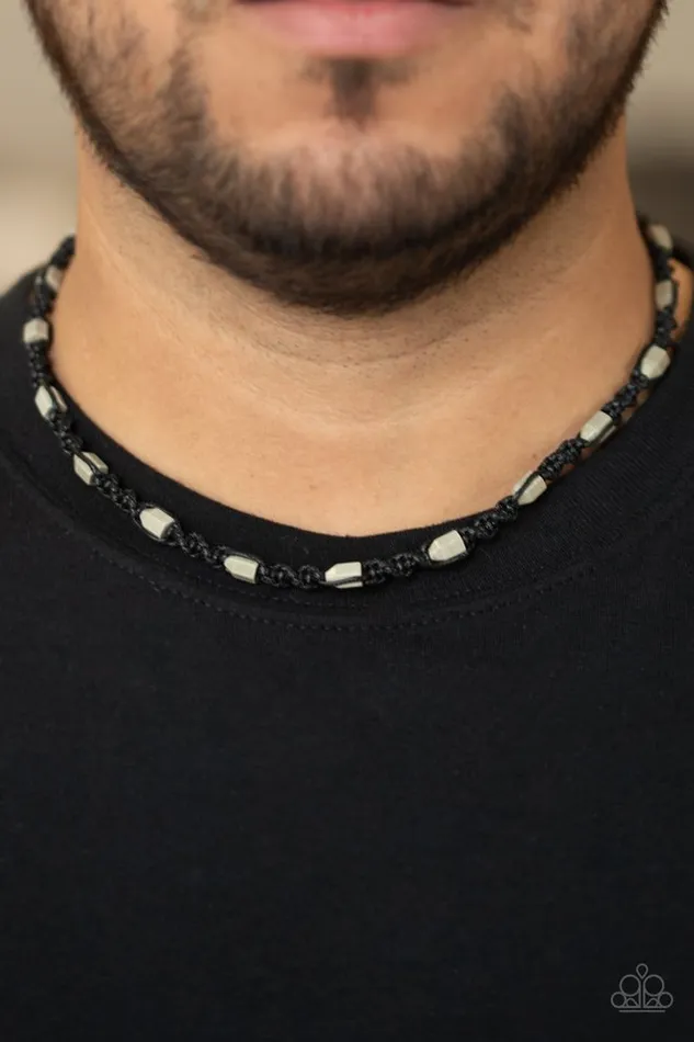 Paparazzi Necklace Rockin Rockslide Black Paparazzi Jewelry Necklaces