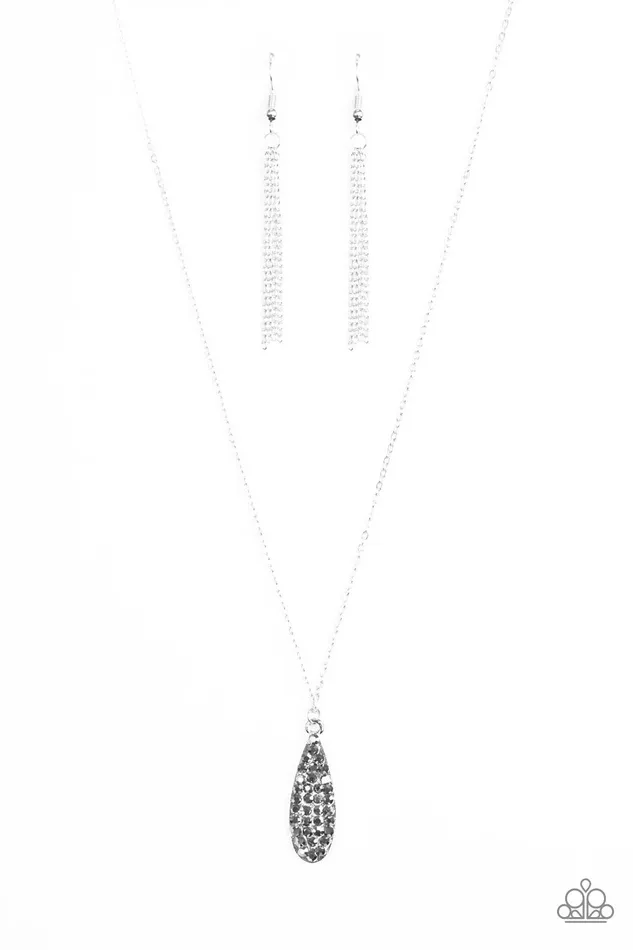 Paparazzi Necklace She Just Shines Silver Paparazzi Jewelry Necklaces