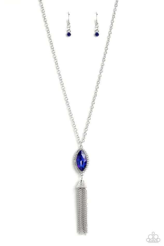 Paparazzi Necklace Tassel Tabloid Blue Paparazzi Jewelry Necklaces Paparazzi Necklace Tassel Tabloid Blue Paparazzi Jewelry Necklaces