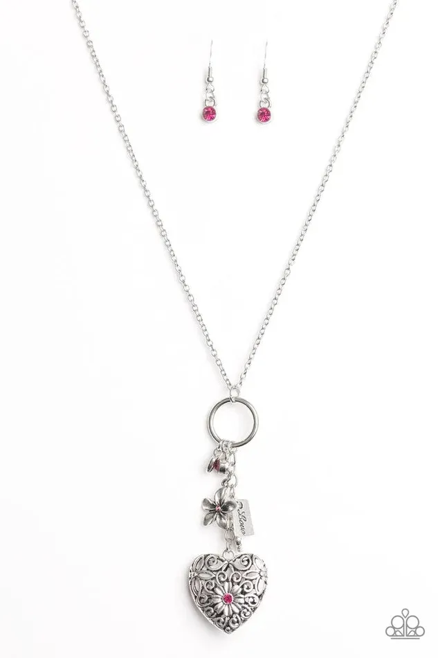 Paparazzi Necklace Vintage Valentine Pink Paparazzi Jewelry Necklaces