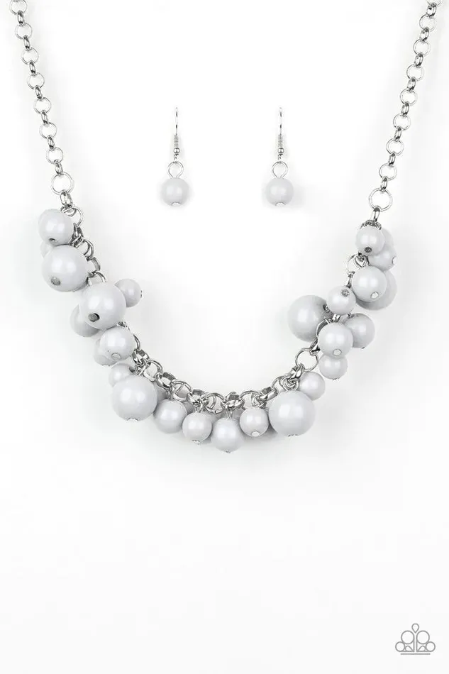 Paparazzi Necklace Walk This BROADWAY Silver Paparazzi Jewelry Necklaces